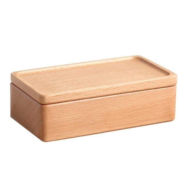 Luxury Magnetic Wooden Small Jewelry Box Storage Organizer Travel Wood Velvet Necklace Earring Ring Jewellery Case - Image 5