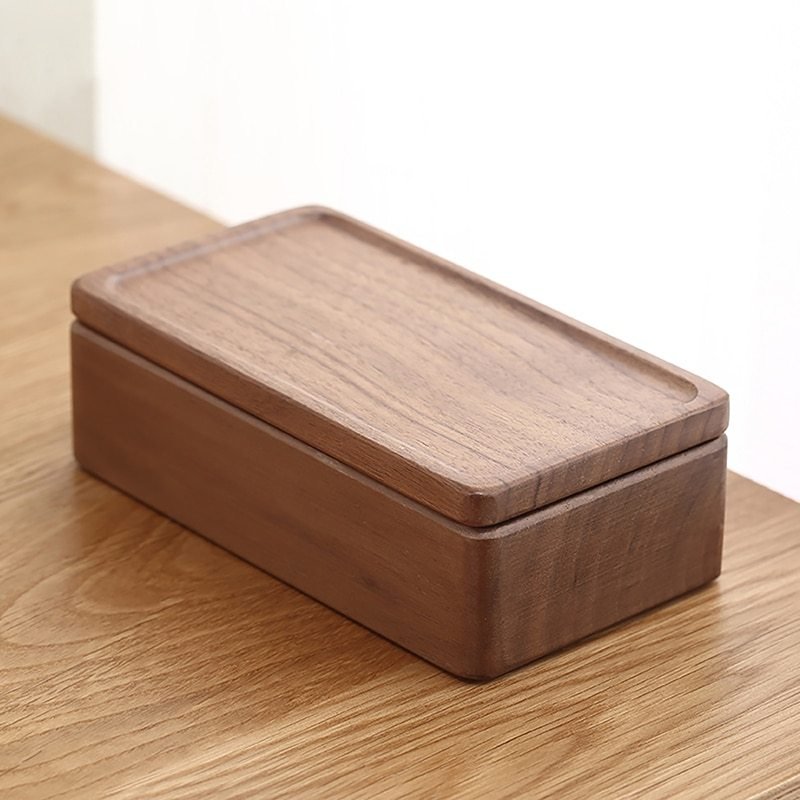 Luxury Magnetic Wooden Small Jewelry Box Storage Organizer Travel Wood Velvet Necklace Earring Ring Jewellery Case - Image 3