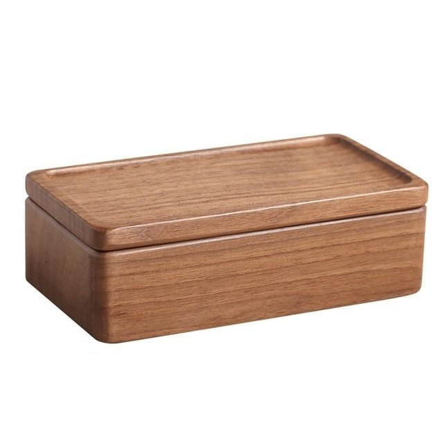 Luxury Magnetic Wooden Small Jewelry Box Storage Organizer Travel Wood Velvet Necklace Earring Ring Jewellery Case - Image 6